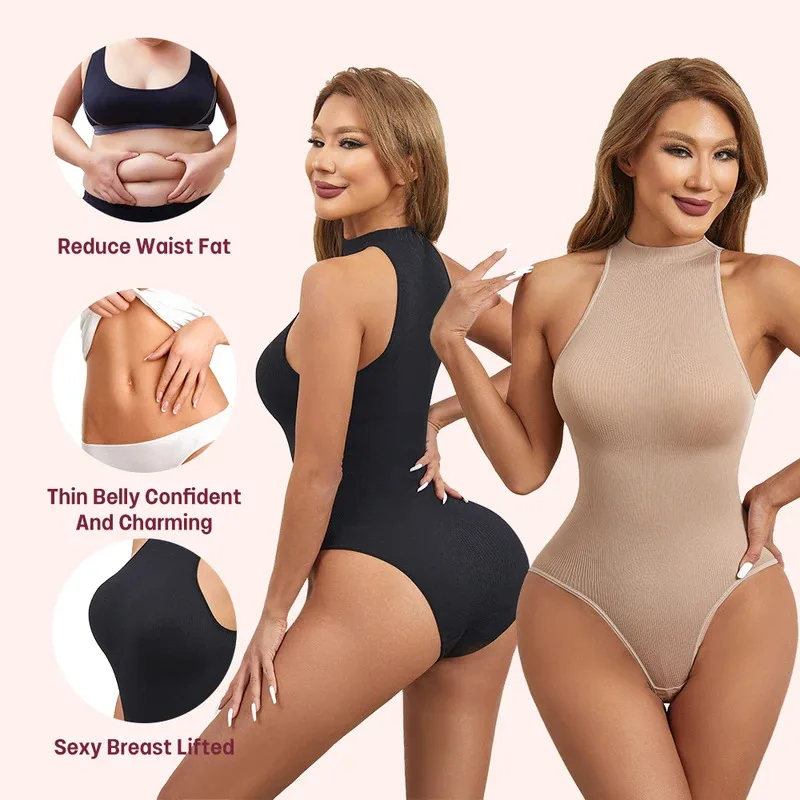 Shapewear Bodysuit Firm - Высокоэластичные сексуальные боди без рукавов с