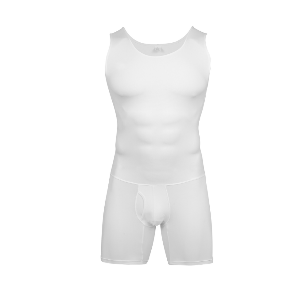 Shapewear Bodysuit Firm - Мужское корректирующее белье, боди, рубашка для